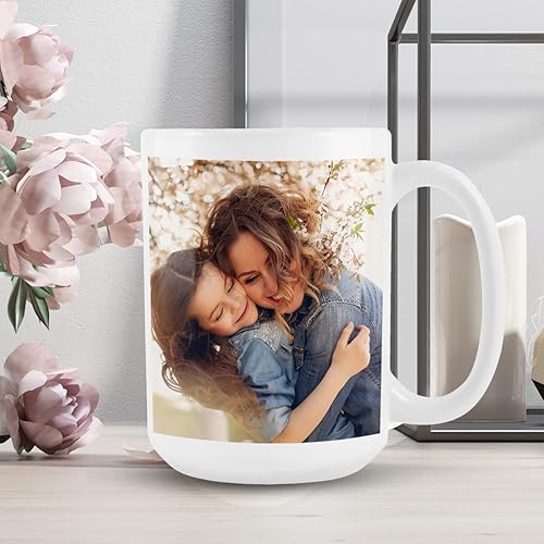Miniatura 2 de Taza de café personalizada  Taza de cerámica personalizada con foto, texto o logotipo, taza de té  Taza personalizada con imagen o mensaje  Idea de
