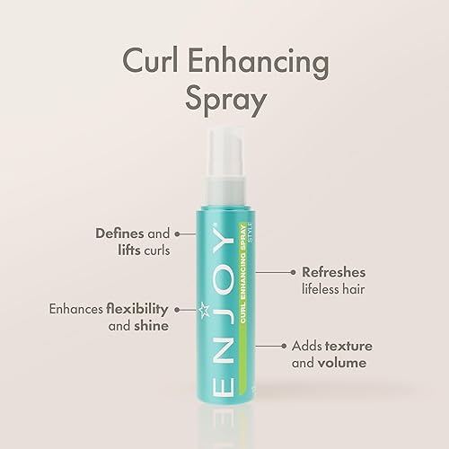 Miniatura 2 de Enjoy Spray potenciador de rizos, 3.4 onzas líquidas
