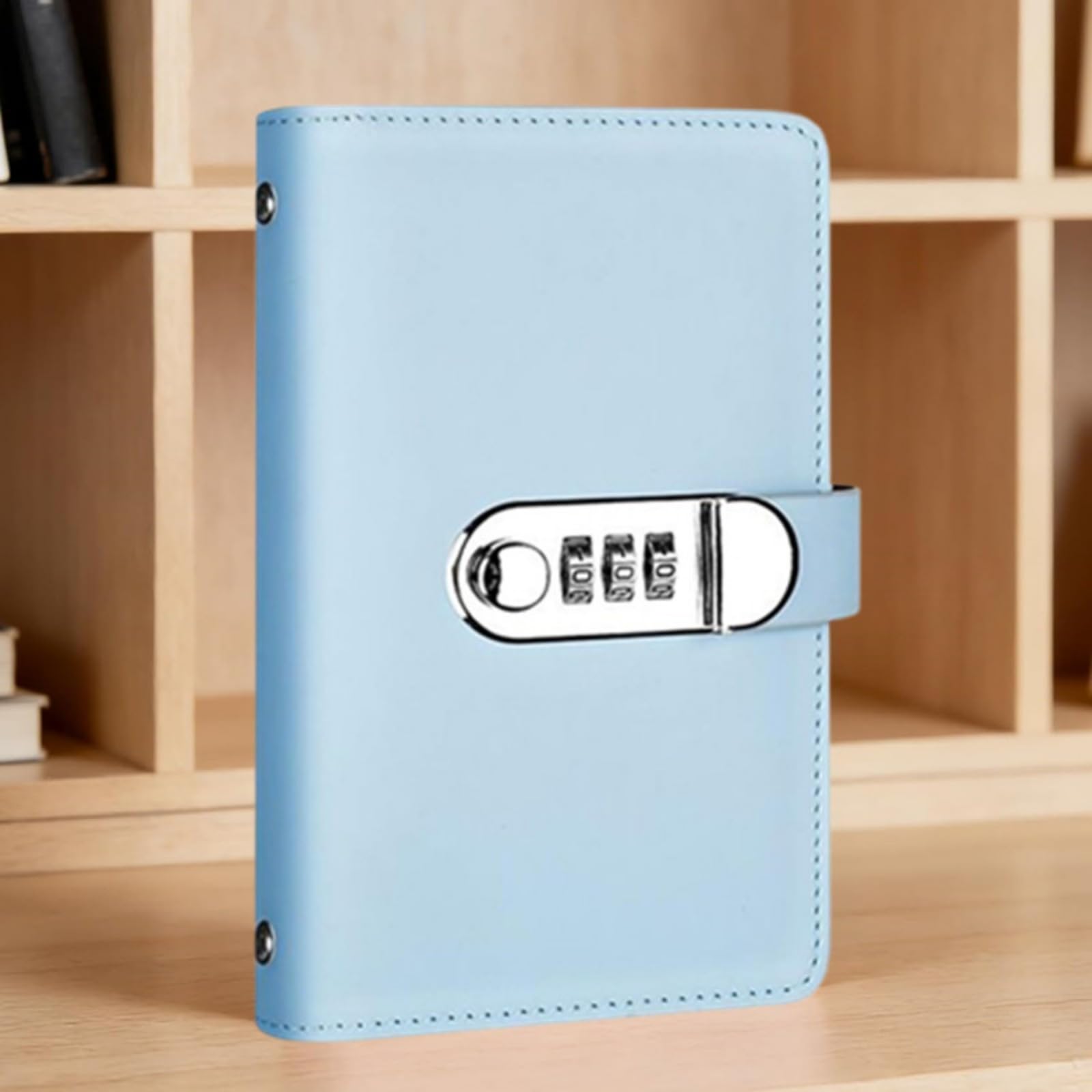 Savings Challenge Binder PU Leather Money Saving Budget Organizer Wallet with 100 Envelopes and Combination Lock