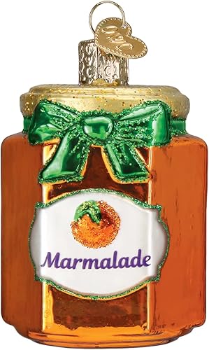 Old World Christmas - Adorno de vidrio soplado de mermelada para árbol de Navidad