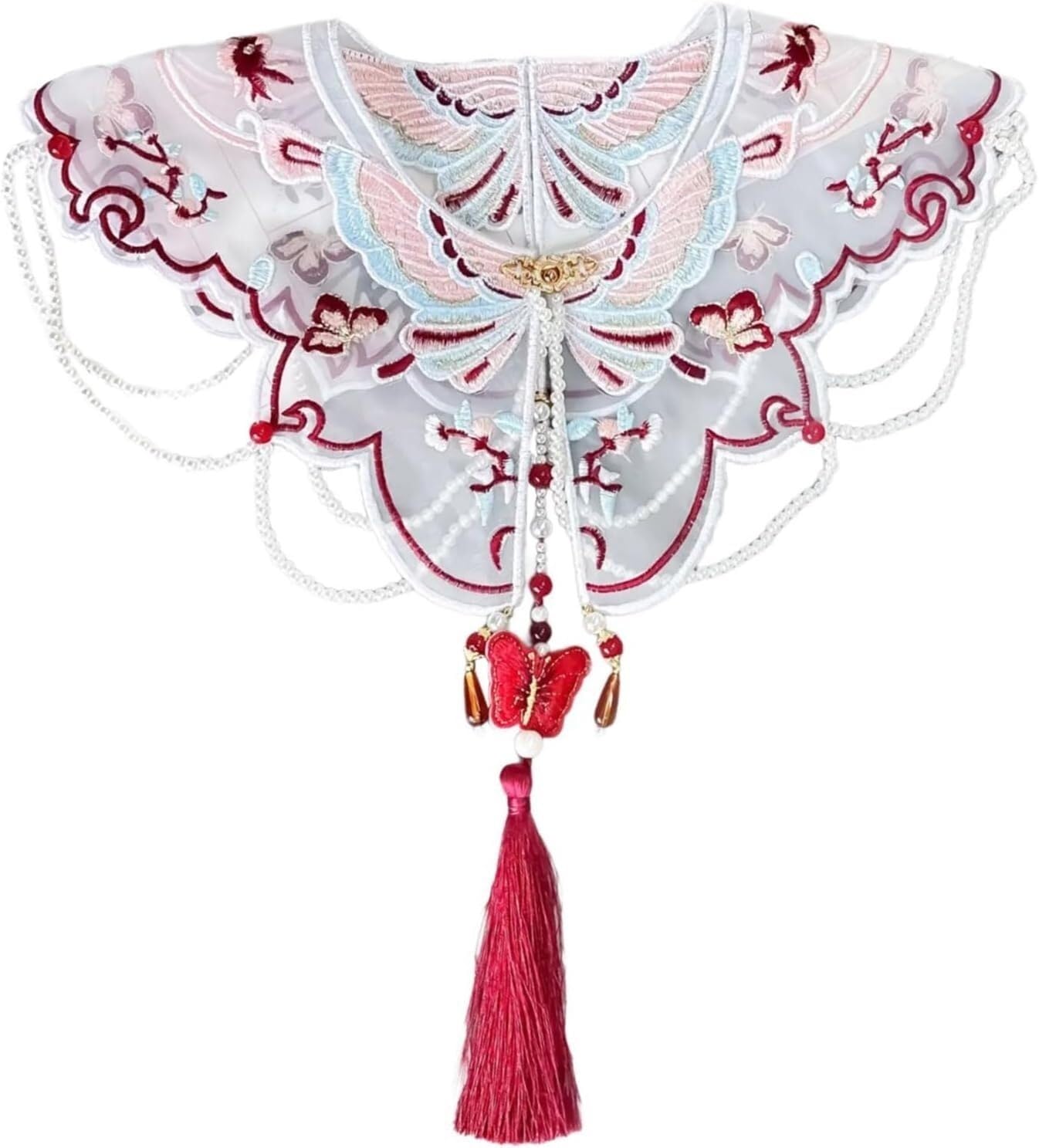Châle style chinois pour femme : l'accessoire à pompons idéal pour vos soirées et sorties
