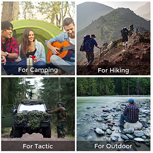 Multitool Camping Tool,Upgraded 16 in 1 Camping Gear Multitools with Axe Hammer Plier Knife Set for Camping Hiking Outdoor Survival Gear Kit,Multipurpose Tool Gadgets Gifts for Men Women - Thumbnail 5