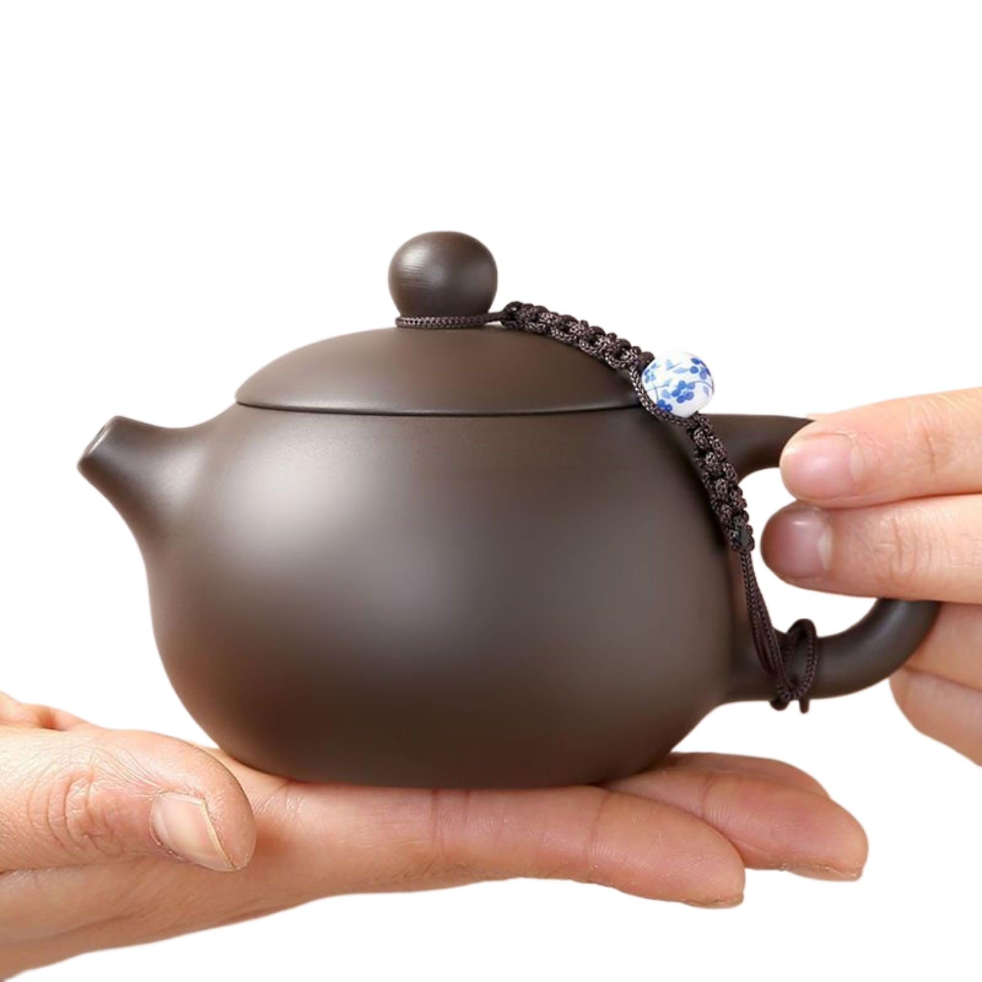 Amazon.com: P-O794 宜兴正品原矿绿泥汉瓦紫砂Zisha Clay Teapot