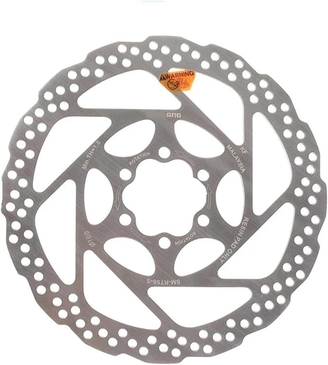 Compatible for Shimano SM-RT56 MTB Disc Brake Rotor,160/180mm 6 Bolts Hydraulic Disc for Road & Mountain Bike(160mm 1pcs)