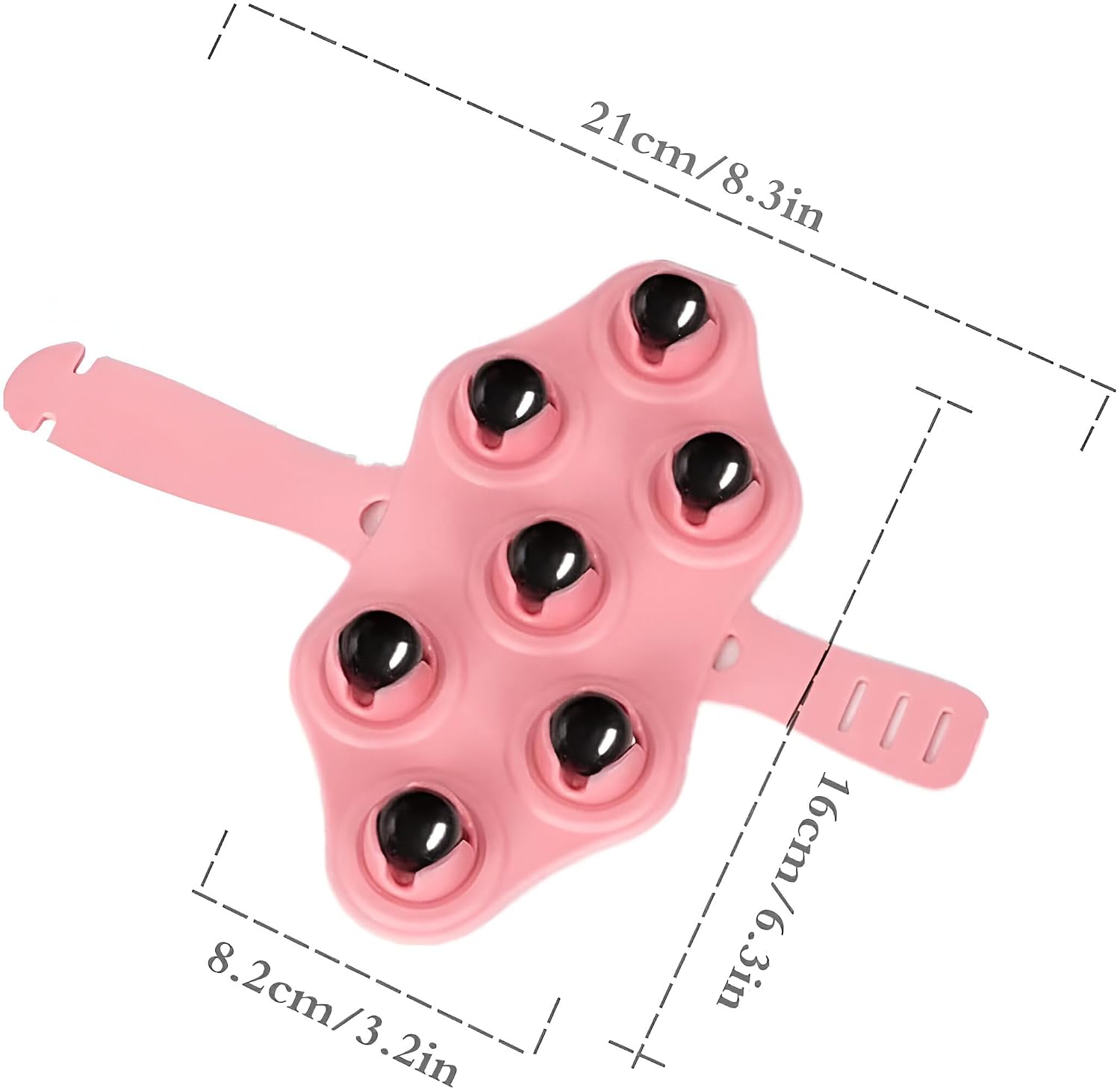 Portable roller ball massage, glove muscle slimming magnetic bead body massage, hand -organized massage to relieve the joint legs of the back of the muscles Portable roller ball massage, glove muscle slimming magnetic bead body massage, hand -organized massage to relieve the joint legs of the back of the muscles