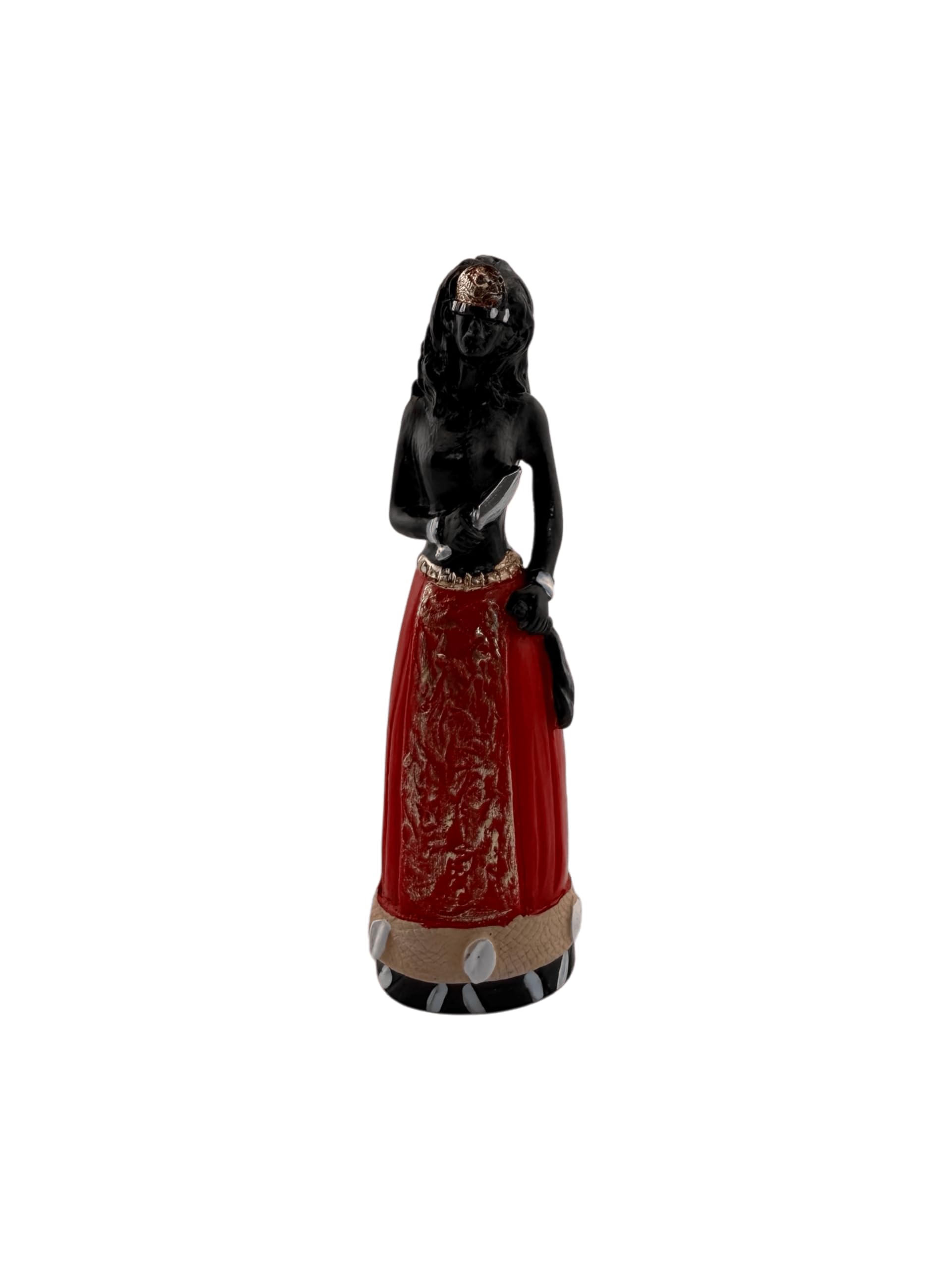 HOSTENATURA Orisha Oya (Yansa) 10 cm | Spiritual Statue of Change, Protection and Energy | Sancería Religious Figure | Detailed Resin