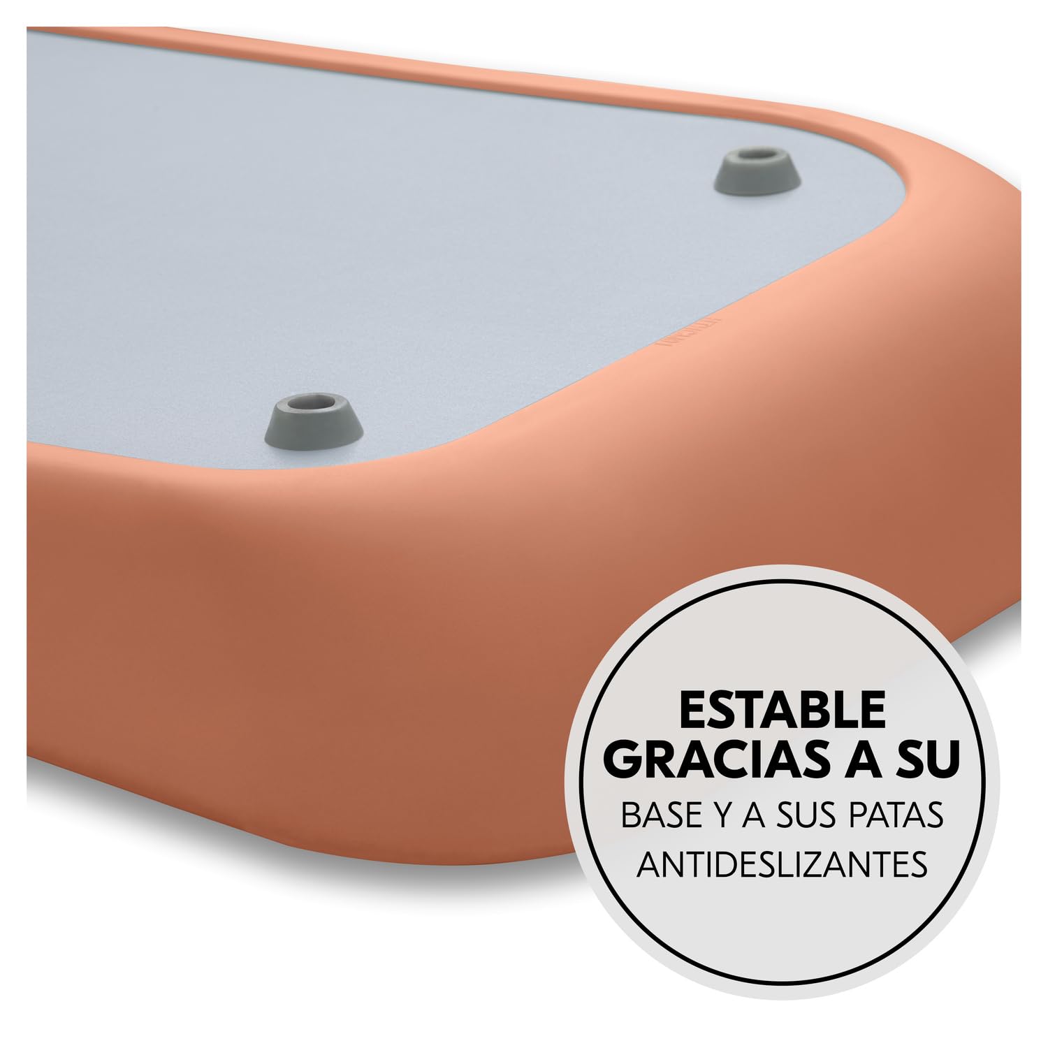 hauck Change N Clean Cambiador Bebe Impermeable - Superficie Acolchada para Cambio de Pañales - Colchoneta de Cuña Portátil y Fácil de Limpiar - sin Sustancias Nocivas - 50 x70 cm - Teja