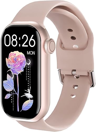 SMORFIT Rastreador de fitness, reloj inteligente para mujer, rastreador de actividad IP68 impermeable con monitor de frecuencia cardíaca,
