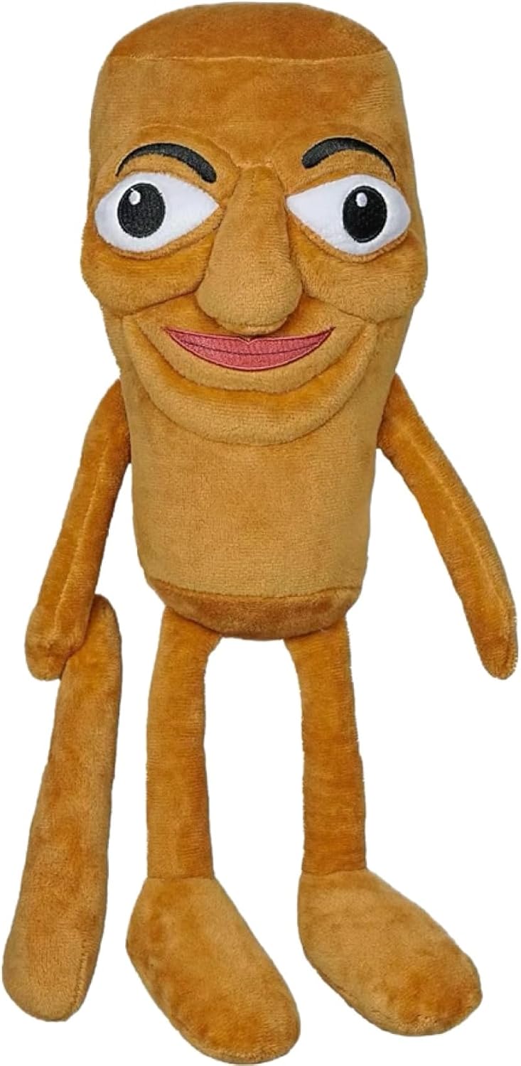 Italian Brainrot Inspired Plush Toy14 inch Plush Soft Stuffed Meme Dolls Aesthetic Décor & Funny Gift Ideas,Dolls for Collectors (Tung Tung Sahur)