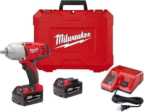 MILWAUKEE 'S GIDDS2-288988 Llave de impacto M18 de 12 pulgada de alto par de 18 voltios con retención de pasador
