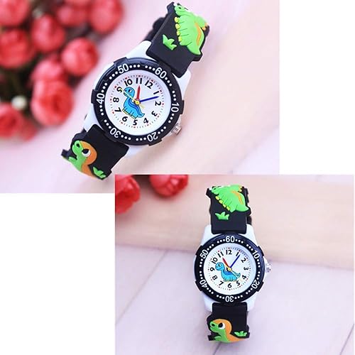 Miniatura 7 de ele ELEOPTION Kids Watch for Girls Boys Analog Watch, Waterproof Toddlers Digital Watch 3D Cute Cartoon Silicone Strap Watches for Kids Birthday Gift