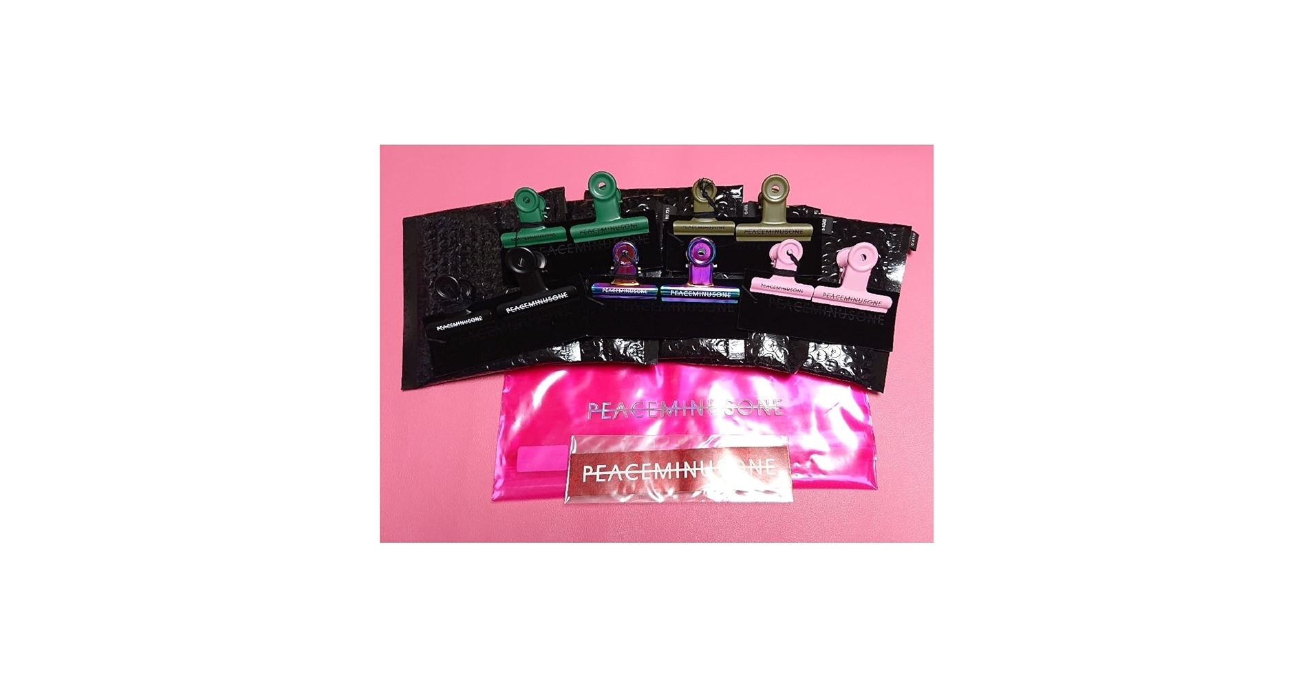 Amazon.co.jp: PEACEMINUSONE PMO ピーマイ BULLDOG CLIP