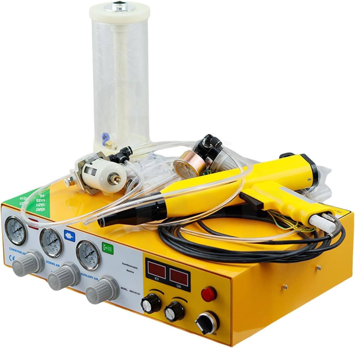 Máquina de pulverización electrostática para proyectos de restauración y piezas de motor