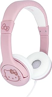 OTL Technologies HK1184 Hello Kitty - Auriculares de diadema para niños, color oro rosa y rosa