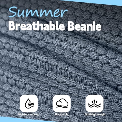 Image of JenPen Cooling Skull Cap for Men Women, Breathable 3D Mesh Quick Dry Helmet Liner, Summer Sweat Wicking Running Cycling Cap