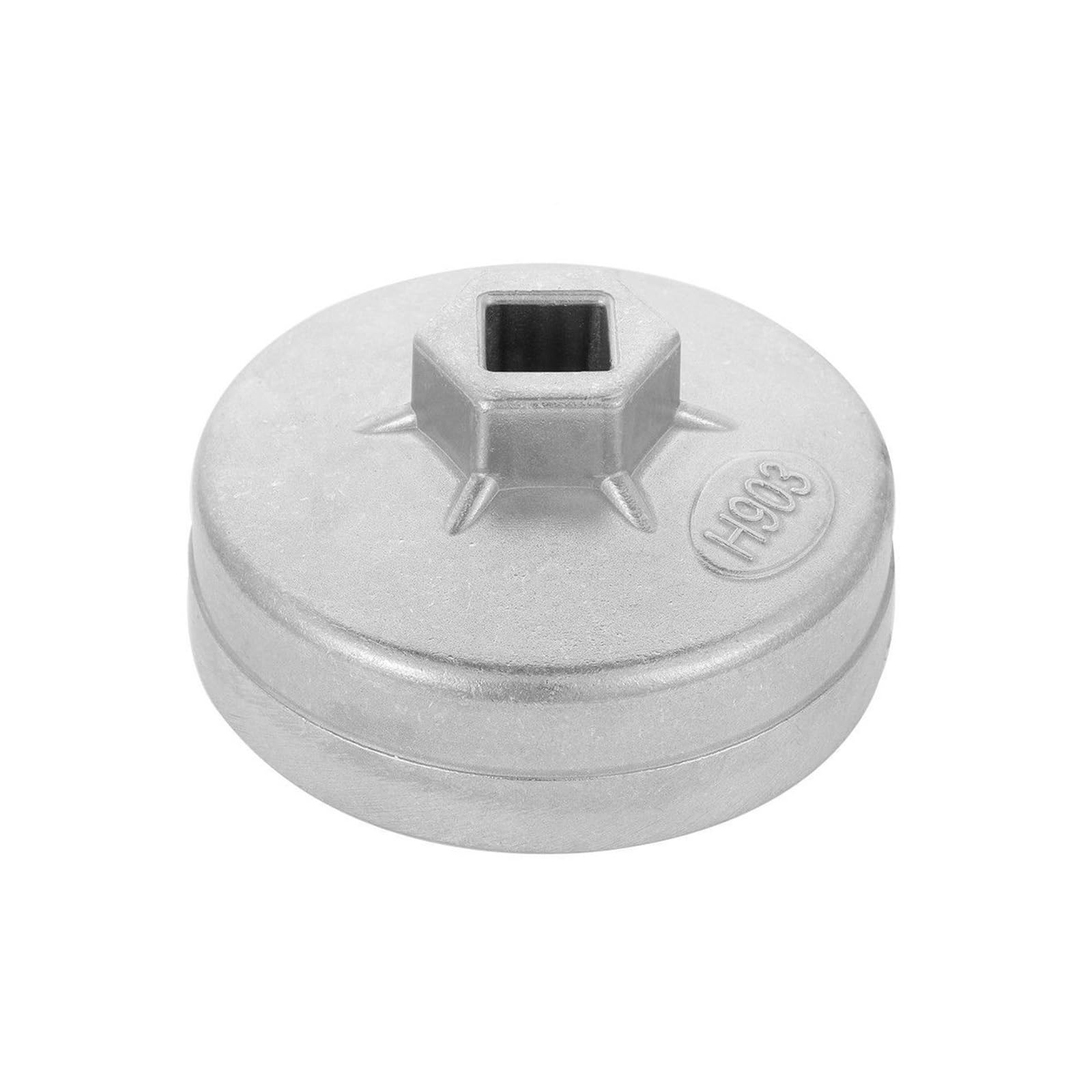DGOINGPI 74mm 14 Flute 903 Aluminum Oil Filter Wrench Cap Socket Remover Tools Spanner Fit for VWfit for Jetta Fit for Golf Oil Filter Element Car Oil Filter