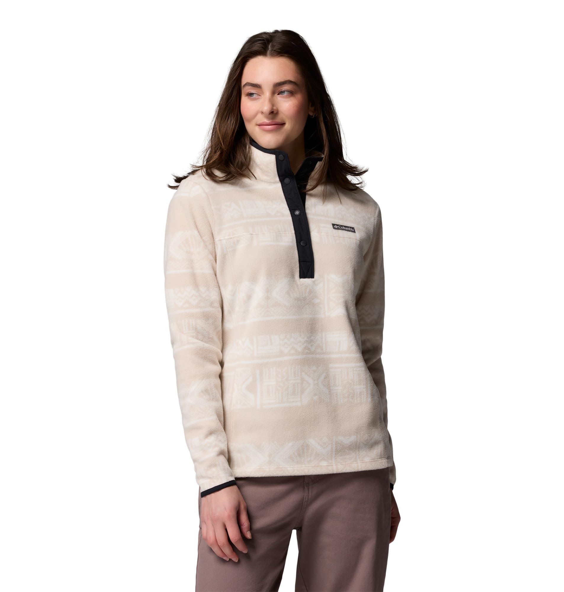 Columbia Damen Benton Springs Printed Half Snap Fleece-Überziehhilfe (1er Pack)