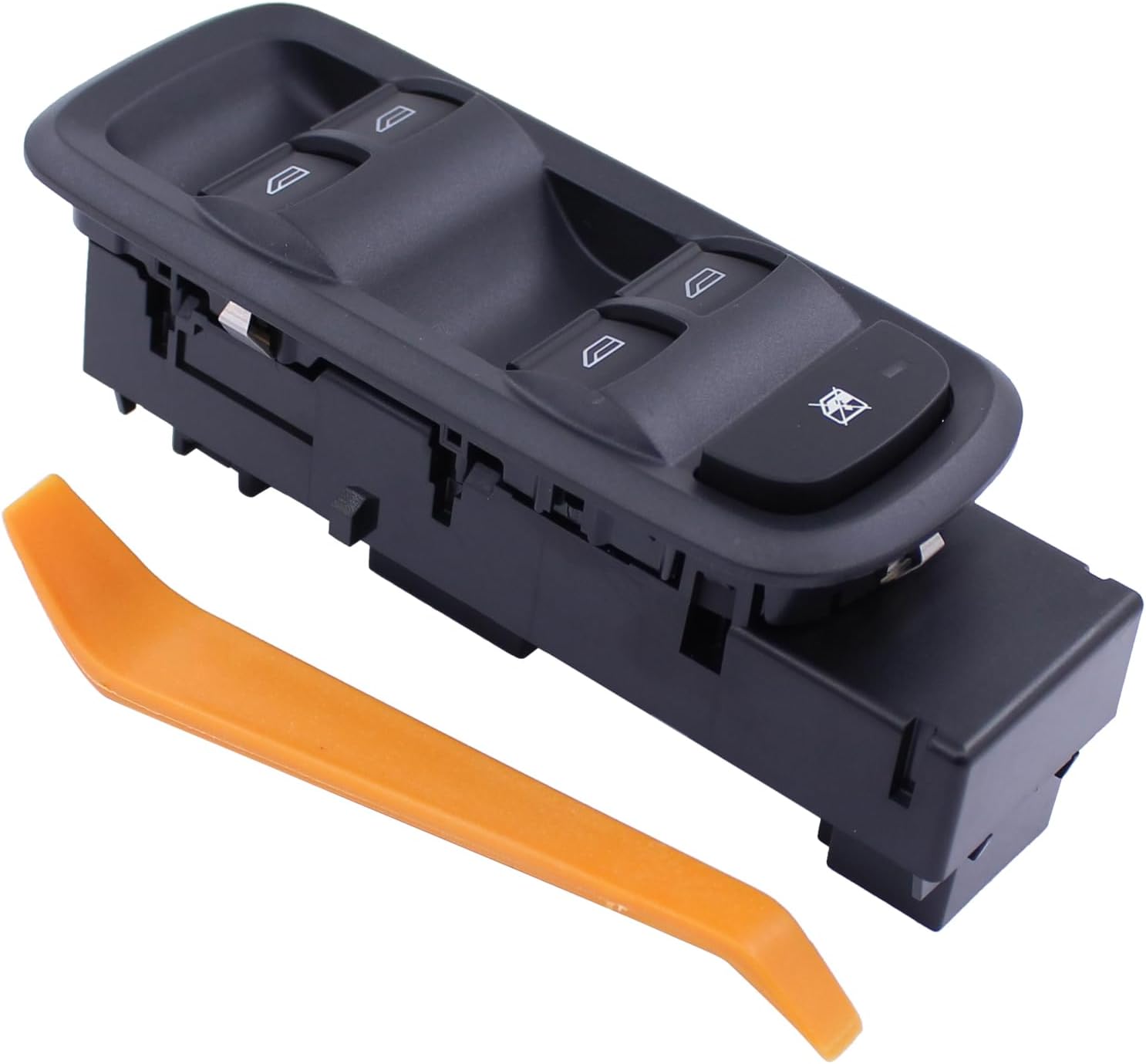 ApplianPar Front Driver Left Side Master Power Window Switch Button for Ford Fiesta 2011-2013