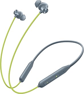 OnePlus Bullets Z2 Bluetooth Wireless in Ear Earphones with Mic, Bombastic Bass - 12.4 Mm Drivers, 10 Mins Charge - 20 Hrs Music, 30 Hrs Battery Life (Jazz Green)