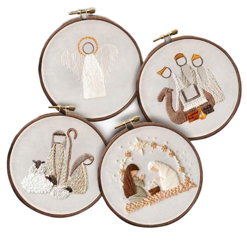 Zestaw startowy do haftu, Zestawy do haftu Zestaw do haftu krzyżykowego 4 style(4pc)