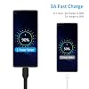 Short USB C Cable[0.3M, 5Pack], 30CM USB A to USB C Cabel 3A Fast Charging Type C Lead compatible for Samsung Galaxy S23 S22 S21 S20 S10 S9 S8 Plus Note 10 9 8, Google Pixel, Xiaomi, Sony