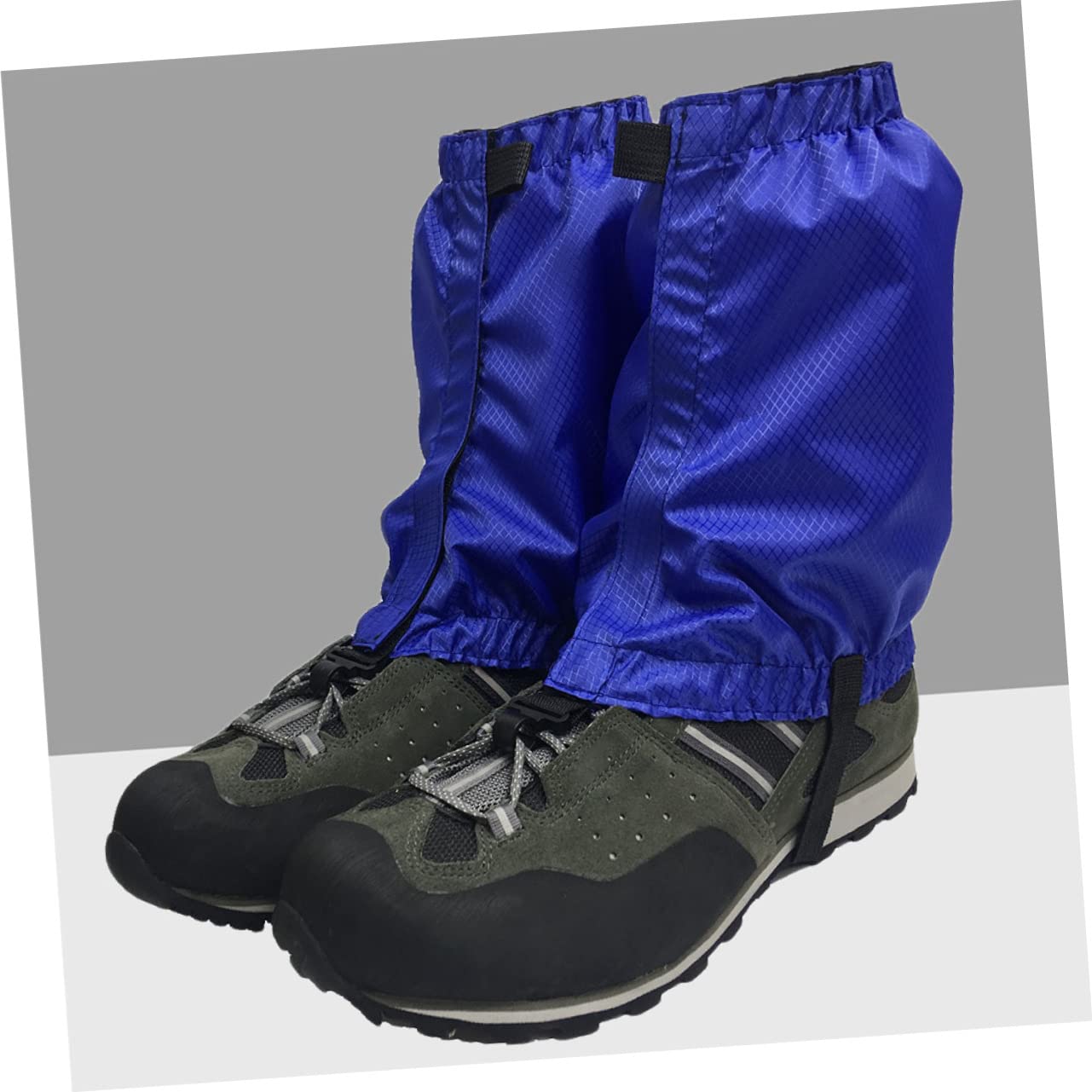 Happyyami 3 Paires guêtre pour la randonnée en Plein air guêtres de Chaussures de randonnée guêtres de Bottes de Neige Cheville Couvre Chaussure Impermeable guêtre de Marche imperméable Blue