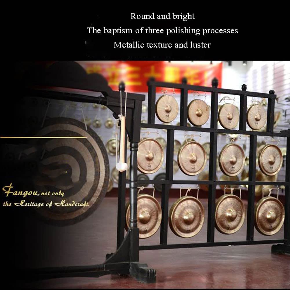 銅鑼 ドラ 打楽器 ゴング 【木製スタンド付き】 銅鑼（どら）木製スタンド68/52/27cm 銅鑼直径29cm 重さ1901g