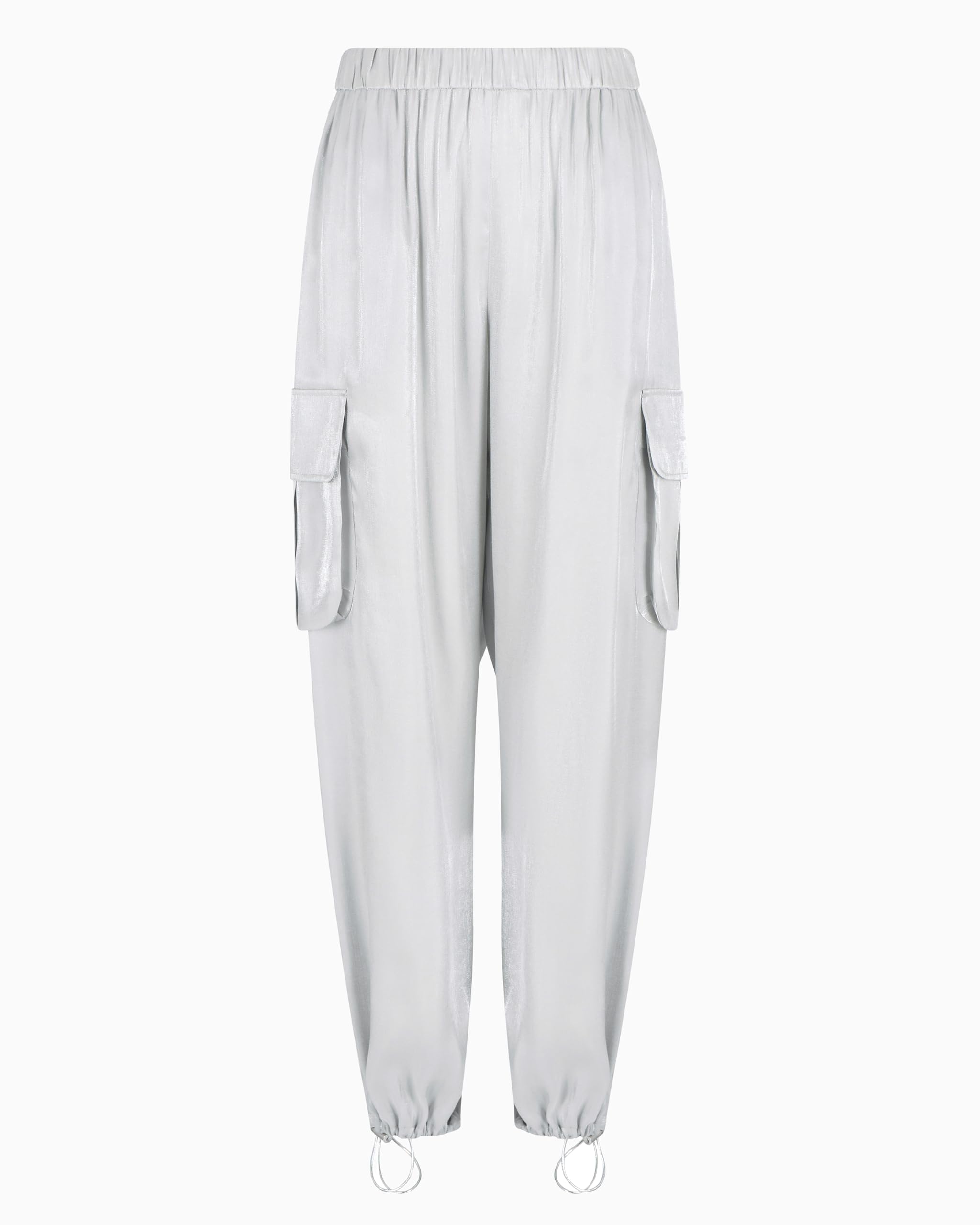 Armani Exchange Metallic Cargo Pants Pantaloni Donna