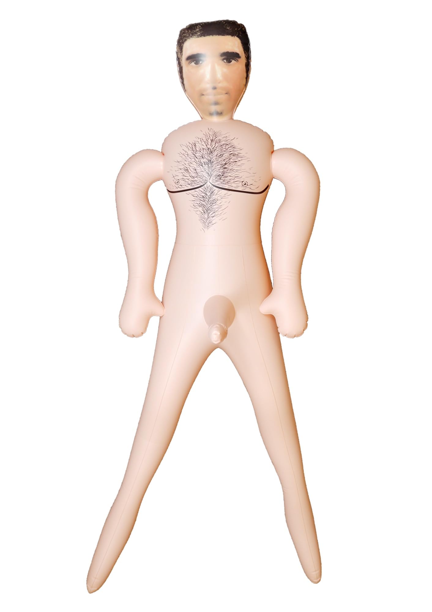 Muñeca Hinchable Masculina Tamaño Real 160 cm – 3 Modelos (Guapo, Fontanero, Obrero) – Figura Inflable Adultos (Guapo)