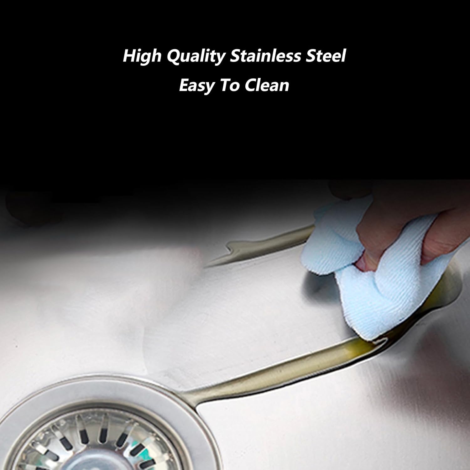 Free Standing Sink,Stainless Steel Sink,Three Bowl Kitchen Sink,Commercial Restaurant Sinks,Outdoor Utility Sink,Washing Hand Basin,for Laundry Room Bathroom Garage Farmhouse(120*50*80cm,Thickness 1.