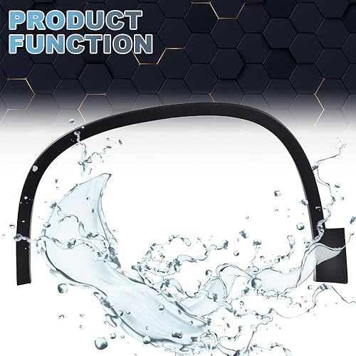 Vista 16 de PIT66 Guardabarros, compatible con Volkswagen Tiguan 2012-2017 delantero derecho texturizado negro 5N0854732B9B9