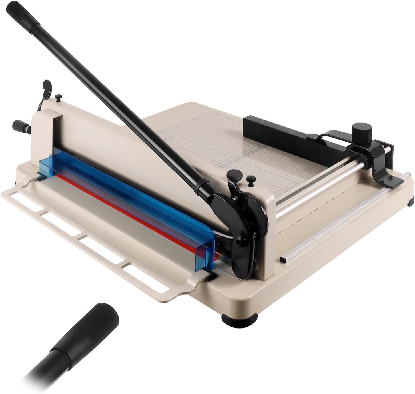 Taglierina per carta resistente, taglierina a lama in acciaio veloce, capacità di 400 fogli, blocco e copertura stabili, perfetto per ufficio, aula, artigianato