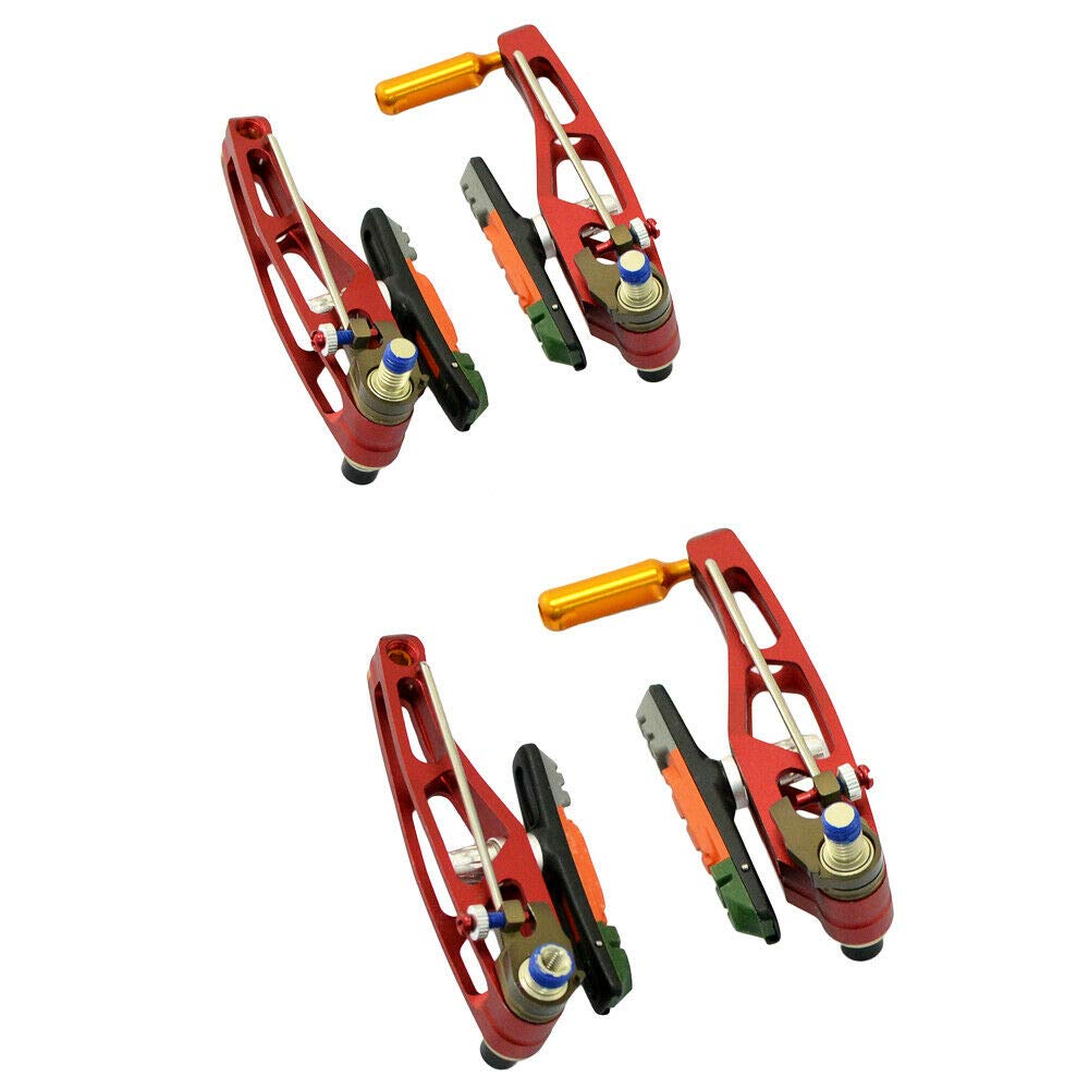 Amazon | KCNC V6 VB6 MTB V-Brake Set (V-Brakes and Levers), Red