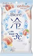 【3個セット】ビオレ冷シート ももせっけんの香り 20枚