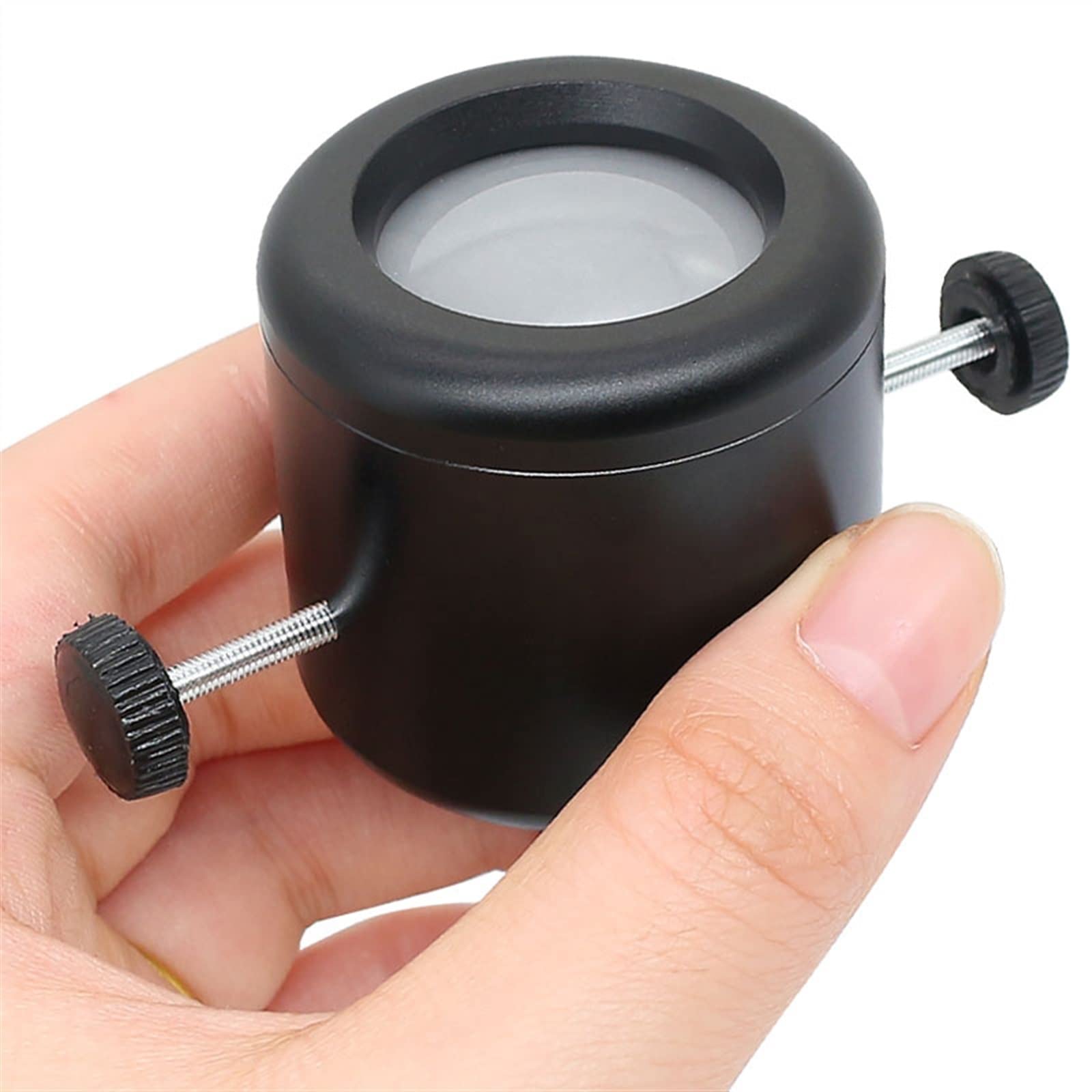SIGOEC LED Unterlichtquelle Für Mikroskope – Dimmbar, USB, 45mm, Helligkeit 9-stufig Regelbar