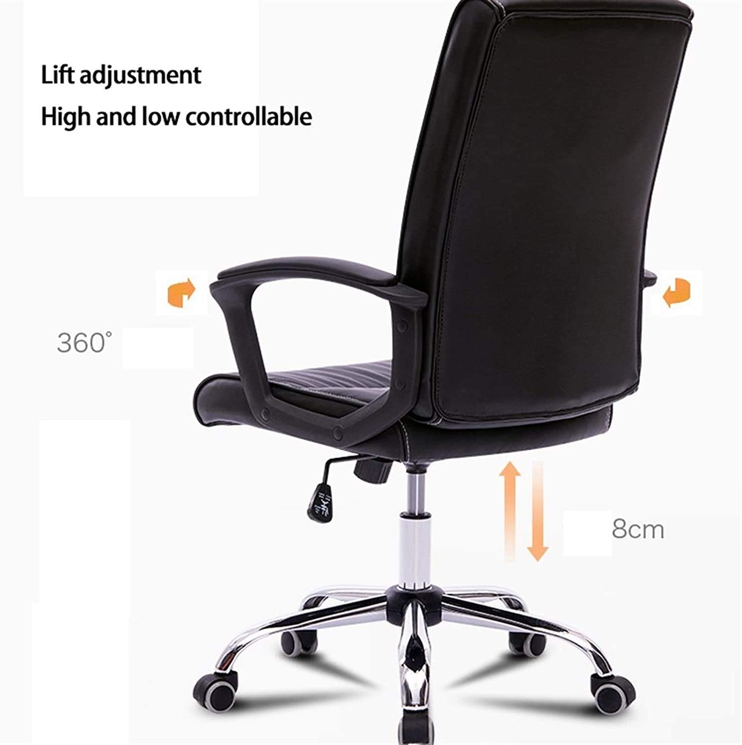 Luksusowy fotel szefa, duży, wysoki fotel biurowy, fotel szefa, obrotowy fotel biurowy, fotel biurowy, fotel pracowniczy, fotel komputerowy, nowoczesny, minimalistyczny,White