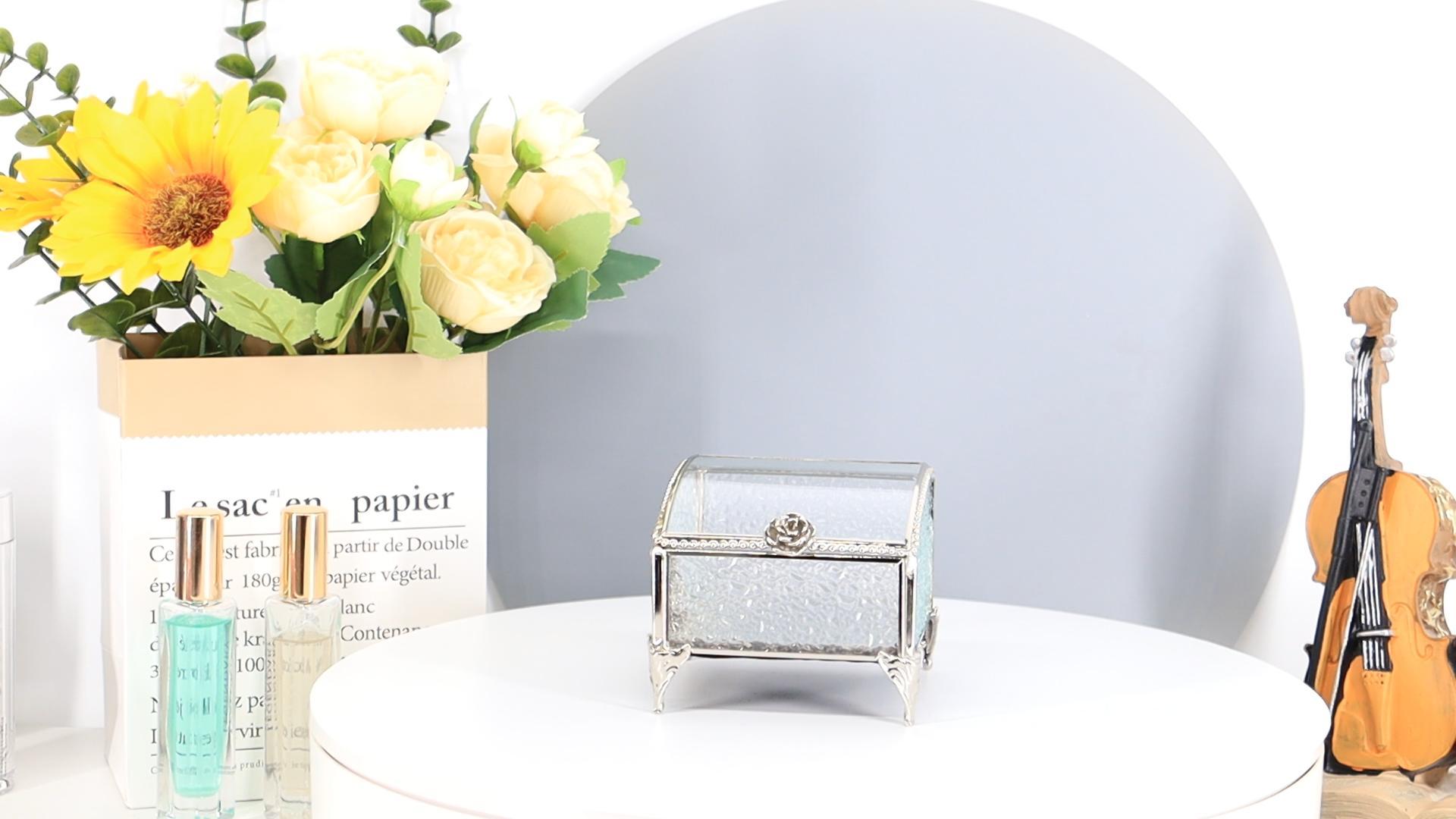 Amazon.com: DHCGPP Glass Vintage Jewelry Box Keepsake storage