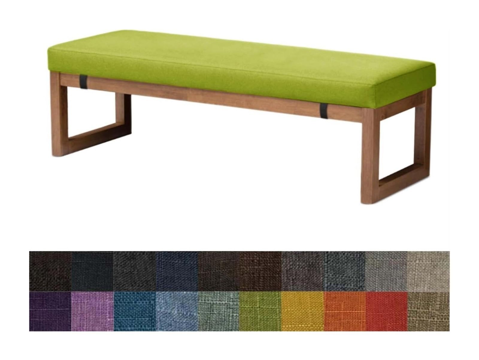 Coussin de canapé et banc haut de gamme 200x45cm pour mobilier de terrasse
