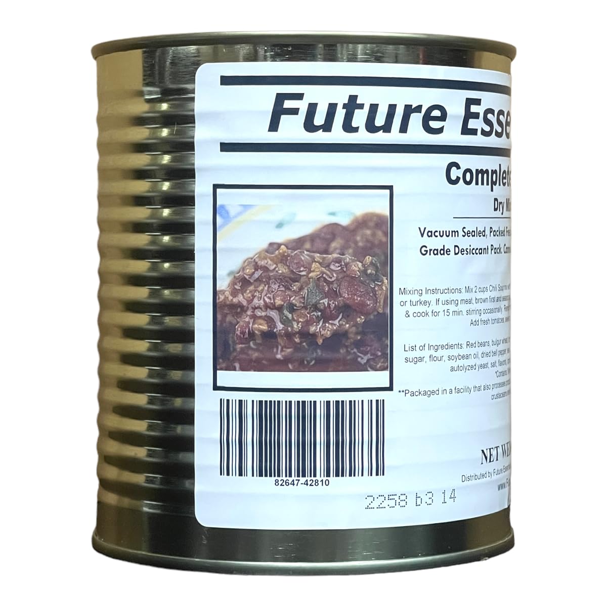 SAFECASTLE Freeze Dried Emergency Survival Canned Soup (Bacon & Split Pea, Chunky Potato, Dry Chili Soup) Long Storage Variety Food #2.5 Can Hiking, Backpacking & Camping | Easy Prep Shelf Pack of 12