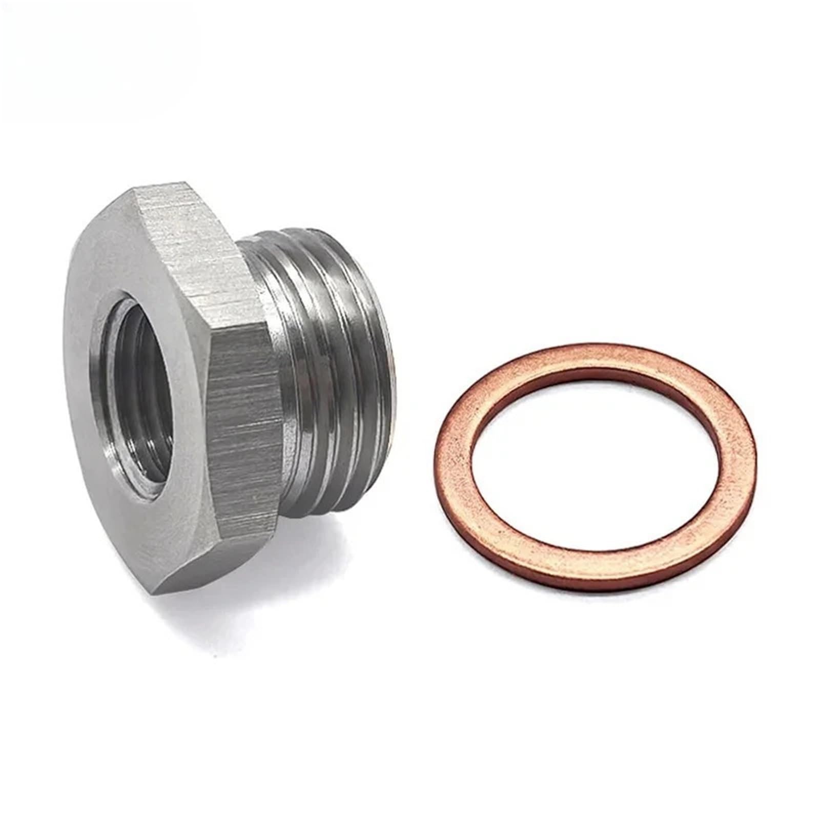 Lambdasonde nach Kat M18x1 5 bis M12x1 25 O2 Sauerstoffsensor Spacer Reduzieradapter Edelstahl Zubehör