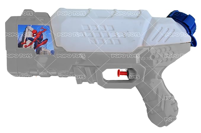PoPo Toys Holi HydroFizz Fun Blaster Water Gun | with Free Balloons | Rapid Orange |