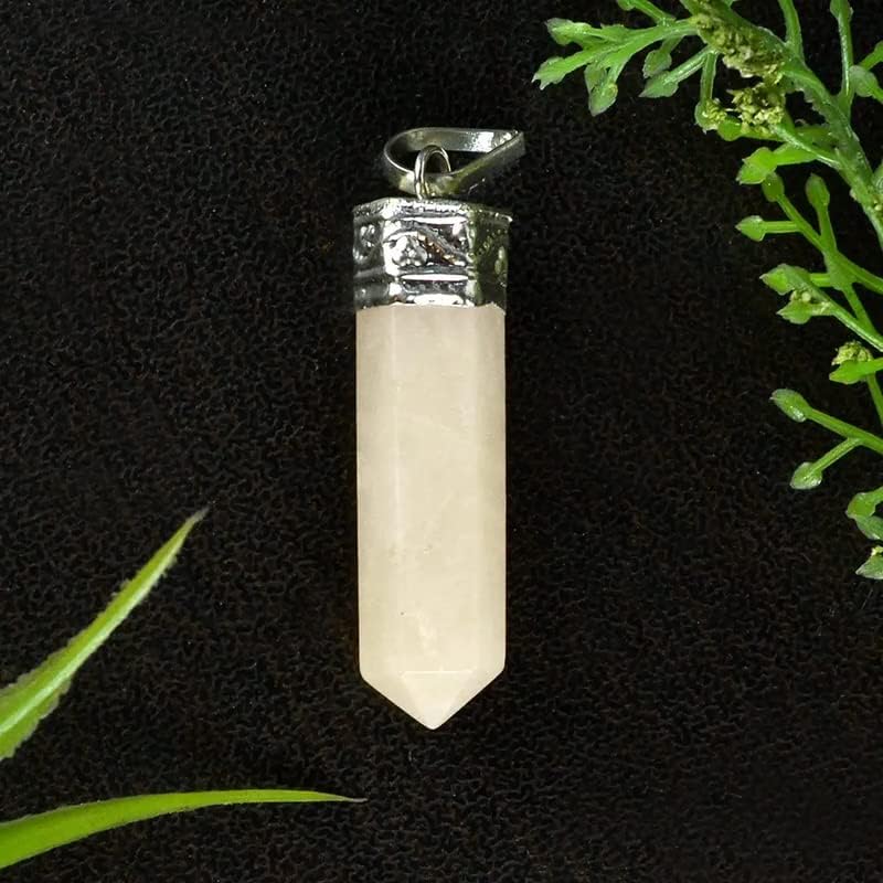 Aleafa Armlet Presents Citrine Pendant Natural Stone Pencil Pendants Reiki Gemstone Pendants for Unisex #Aport-0195