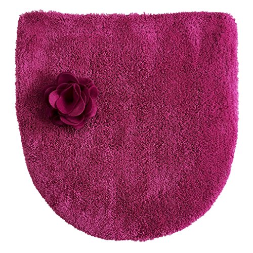 センコー S.D.S ローズ 薔薇モチーフ付き トイレ ふたカバー 洗浄用 パープル 88274