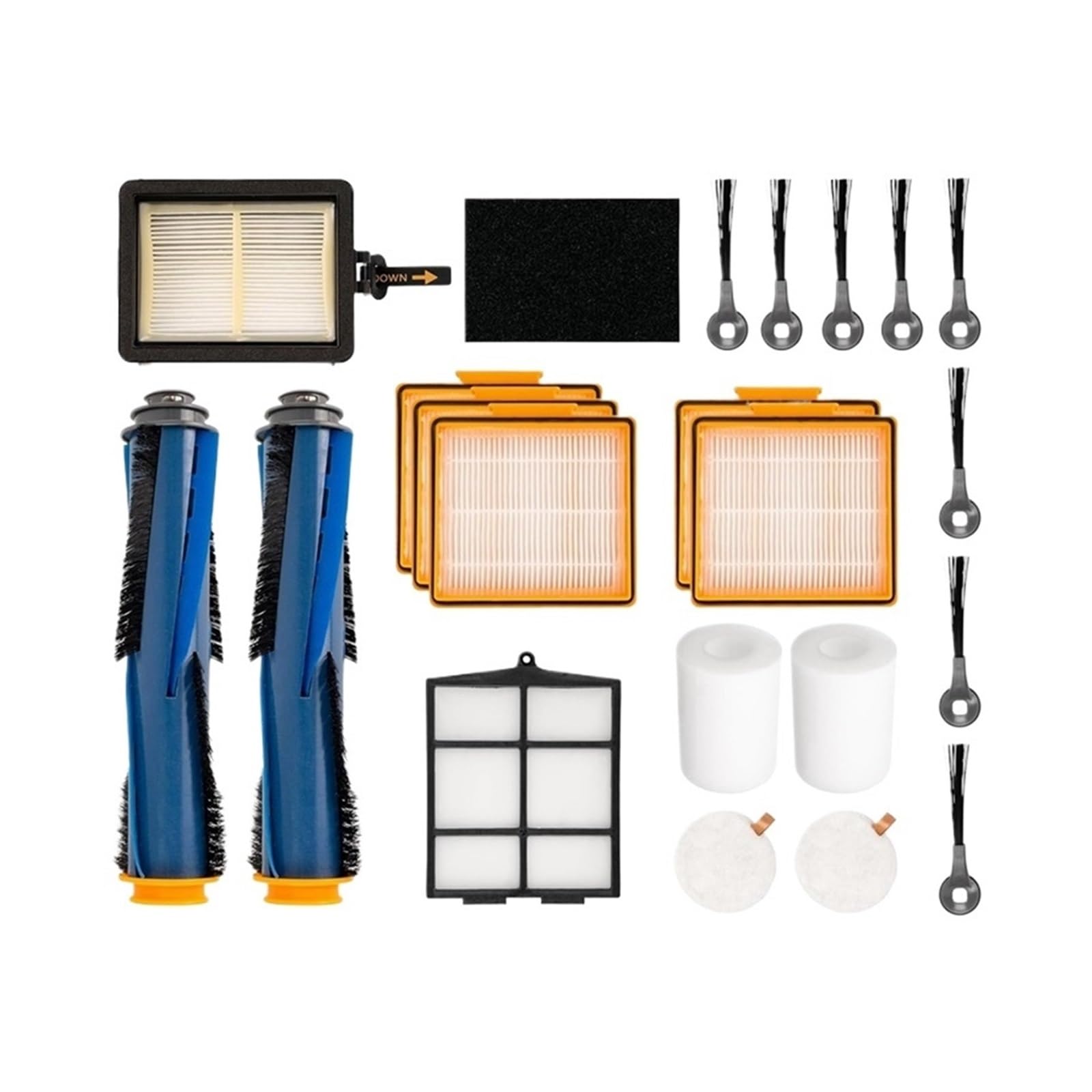 Kit filtre et brosse pour aspirateur Shark anti poussière