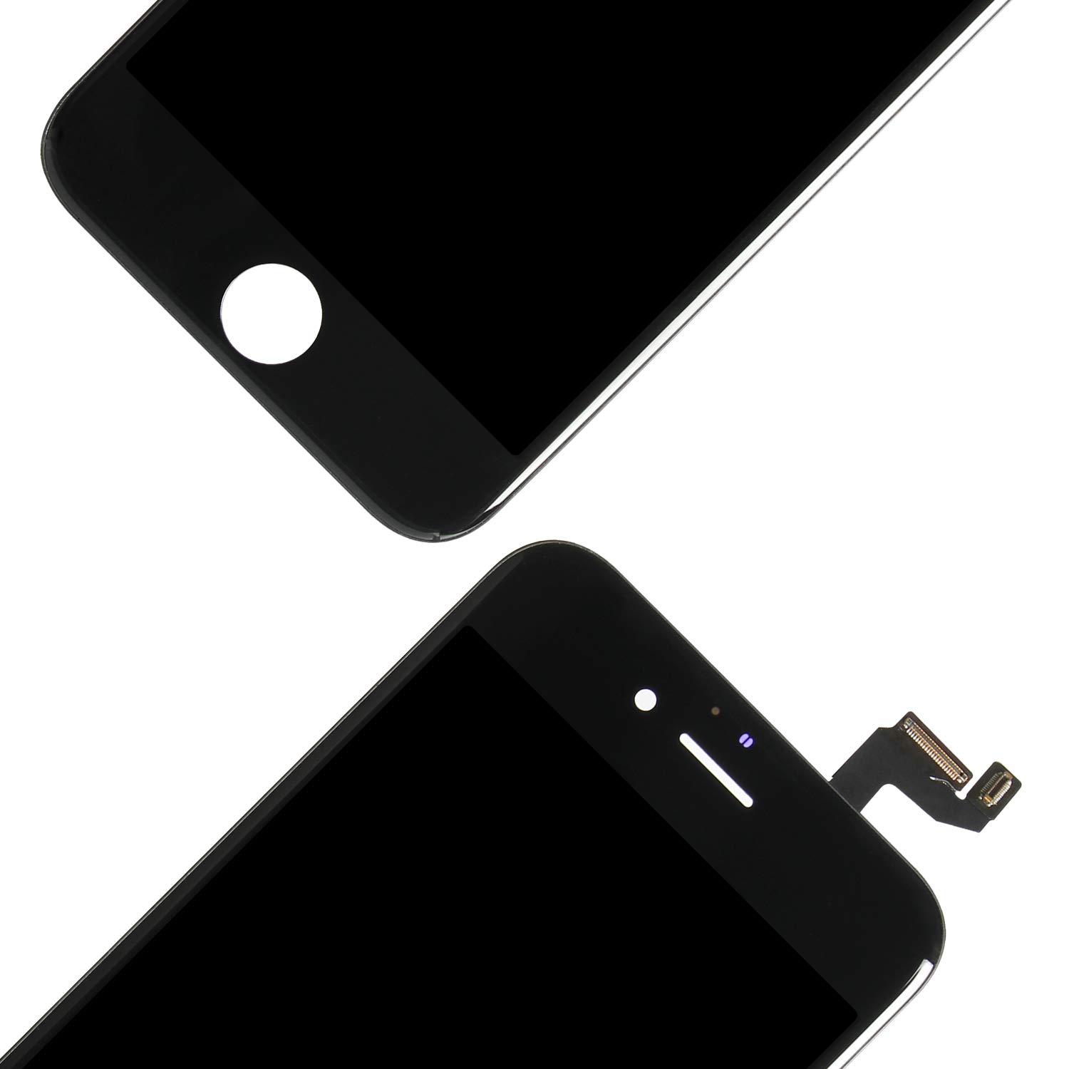 Écran LCD pour iPhone 6S Écran de remplacement pour iPhone 6S Écran tactile LCD Digitizer (modèle : A1633 A1688 A1691 A1700) Assemblage avec kit d'outils de réparation (Noir)