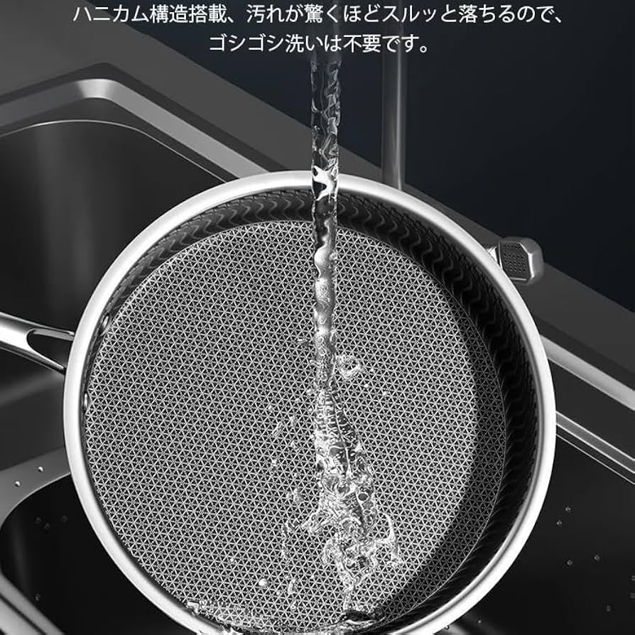 Amazon.co.jp: ドイツ産ステンレス鋼フライパン 26/28/30cm ステンレス