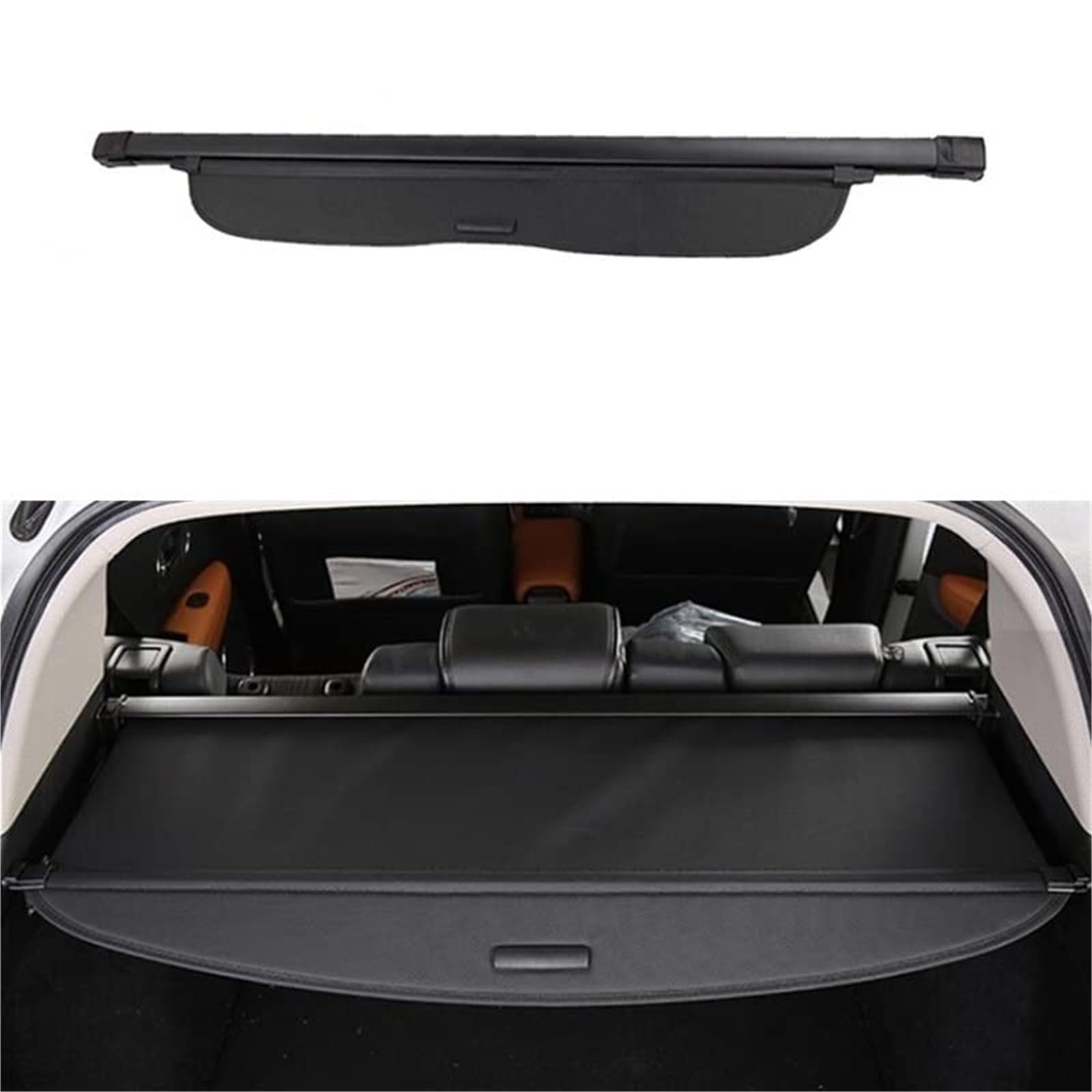 Cubierta retráctil for Estante de Maletero, for Subaru, Forester, 2019, 2020, 2021, 2022, 2008-2018, Cortina espaciadora de bastidores Traseros Cubierta de Carga del Tronco Trasero