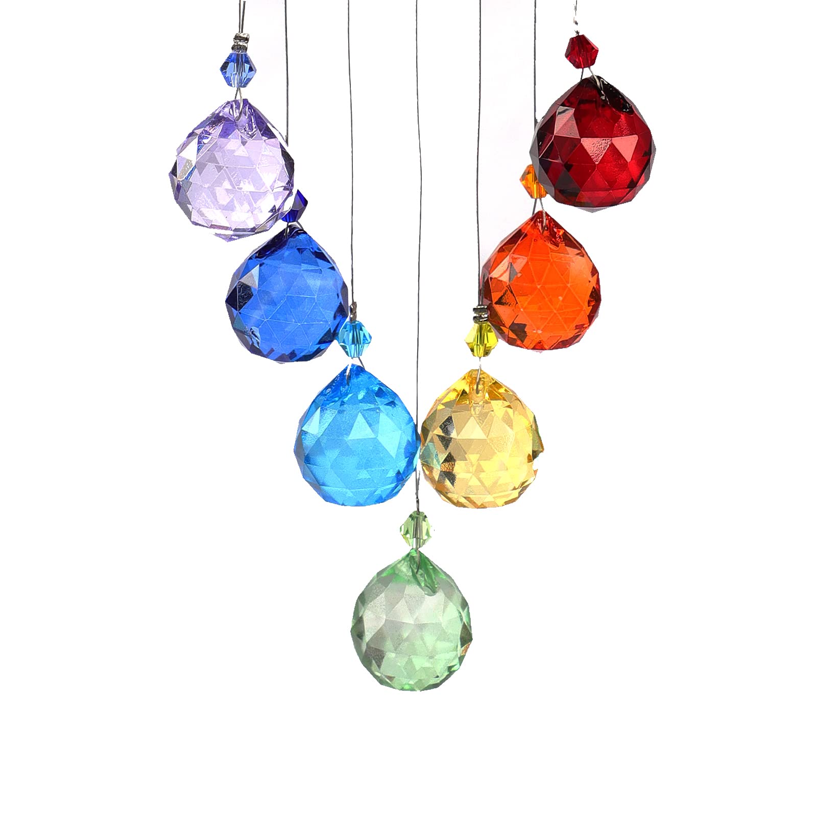 Amazon.co.jp: サンキャッチャー クリスタル キラキラ 七色 美しい