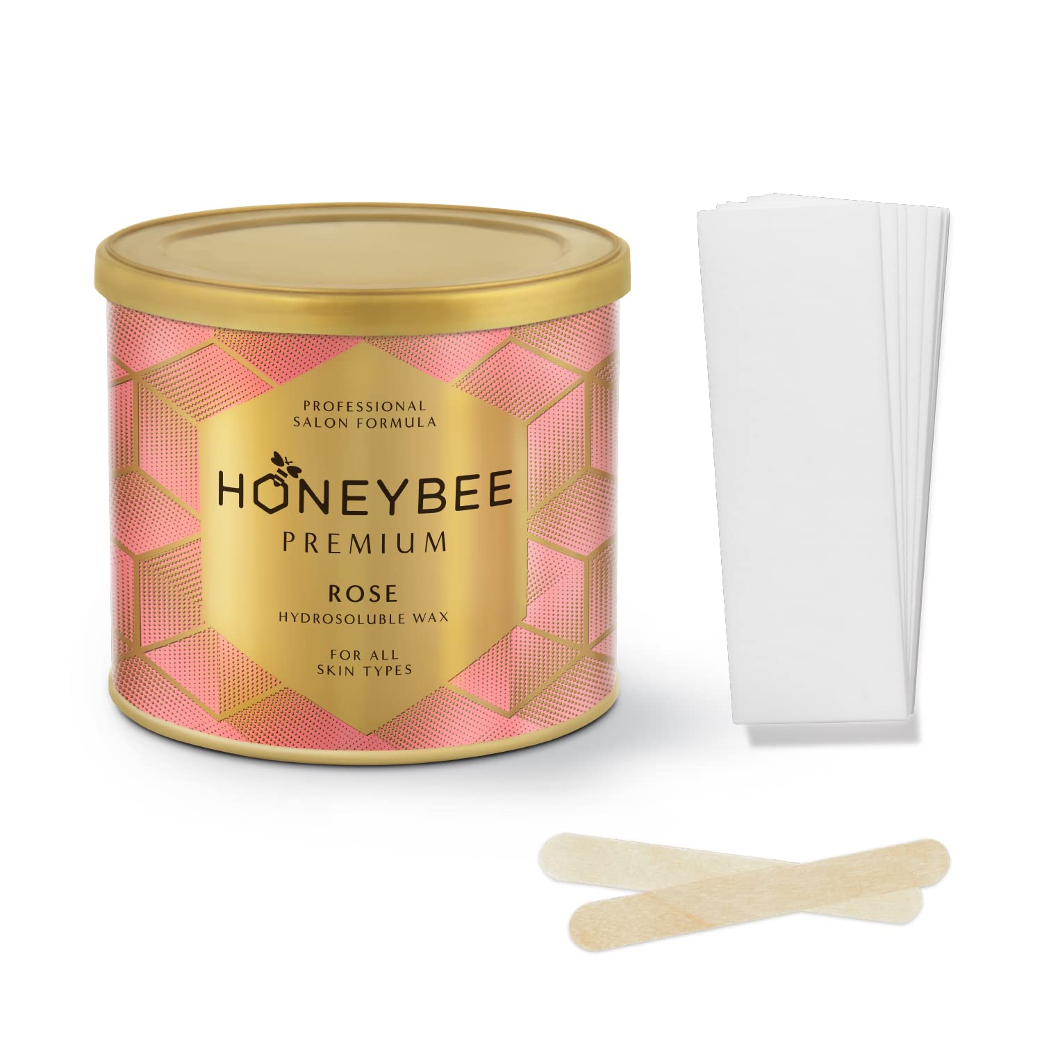 Honeybee Premium Rose Wax | For Legs, Arms, Underarms, Bikini | At Home Quick and Easy Hair Removal | For Sensitive Skin (600 GM) (B09XN6HCL2) Amazon Price History, Amazon Price Tracker