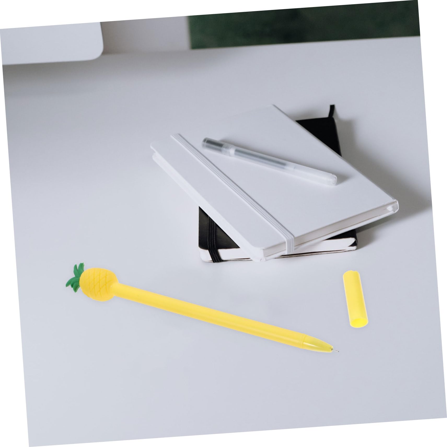 2 Set Di Penne A Sfera Con Design Di Ananas Penne Da Ufficio Strumenti Di Scrittura Per Studenti Forniture Scolastiche Set Di Cancelleria 12 Pezzi * 2